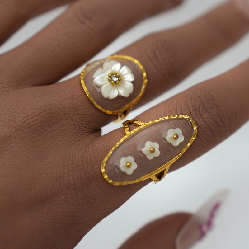 Ivory Bloom Ring